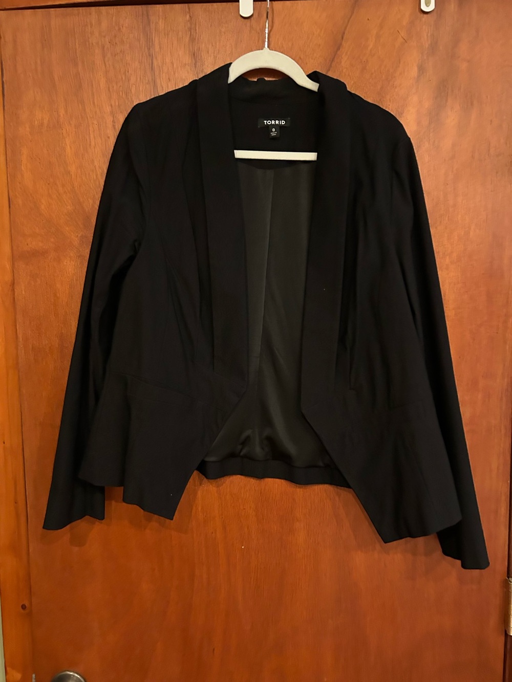 Torrid black blazer size 0